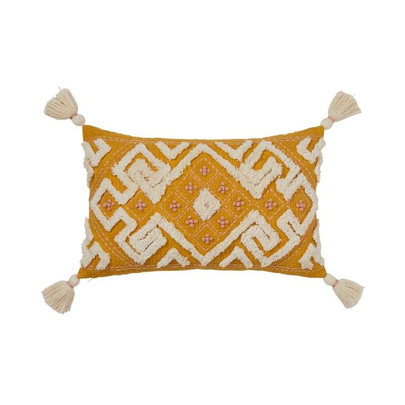 Marli Mustard & Natural Cushion