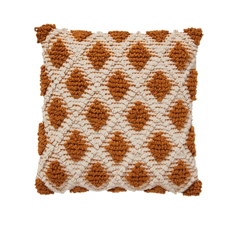 Lima Mustard & Natural Cushion