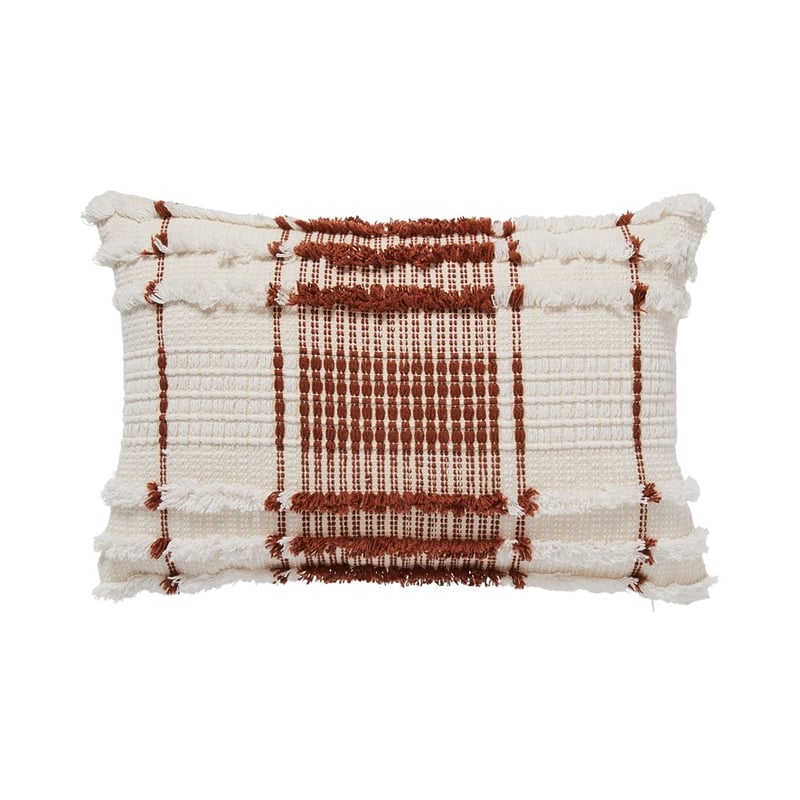 Laya Natural & Brown Long Cushion 