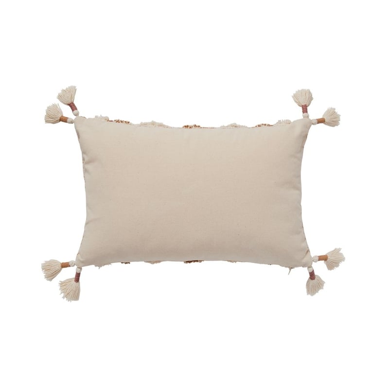 Lorca Natural & Pink Cushion