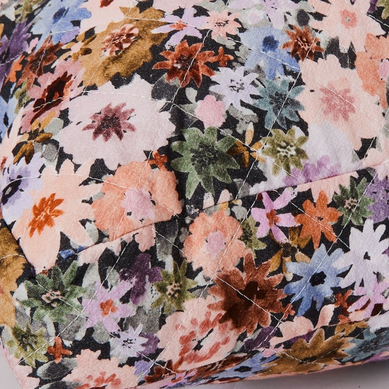 Stonewash Carrie Floral Meditation Floor Cushion