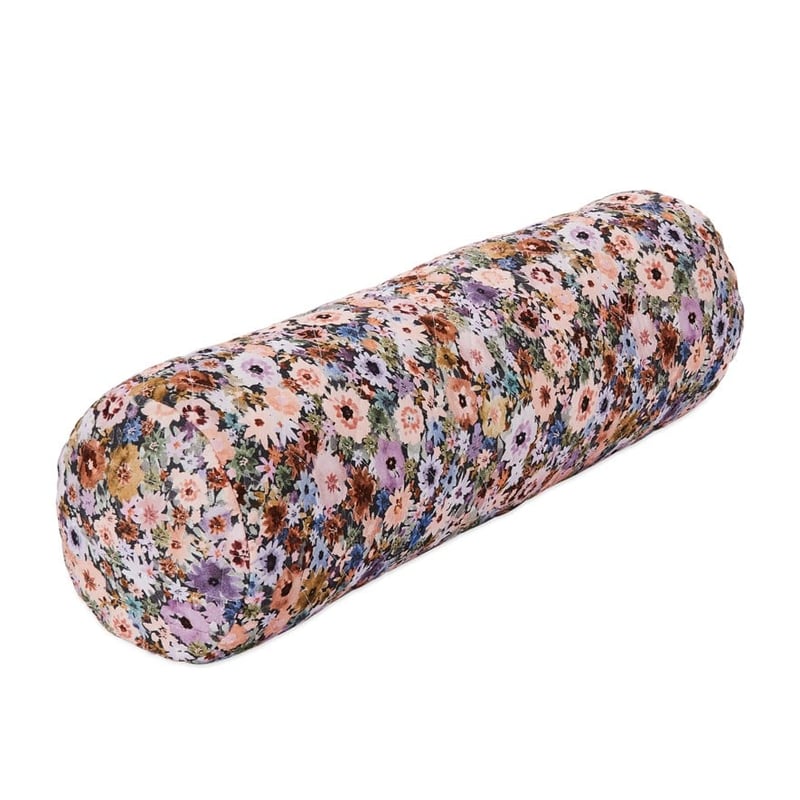Stonewash Carrie Floral Yoga Bolster Cushion