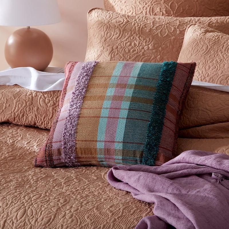 Delilah Pink & Teal Cushion 