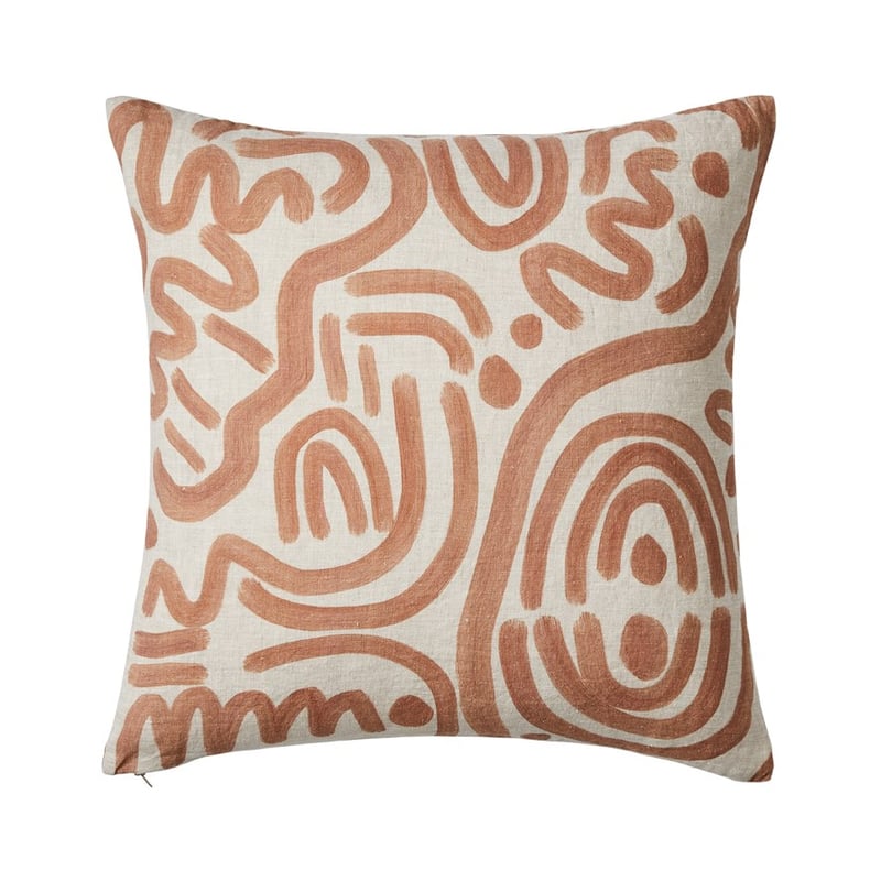 Navarre Earth Geo Linen Cushion 