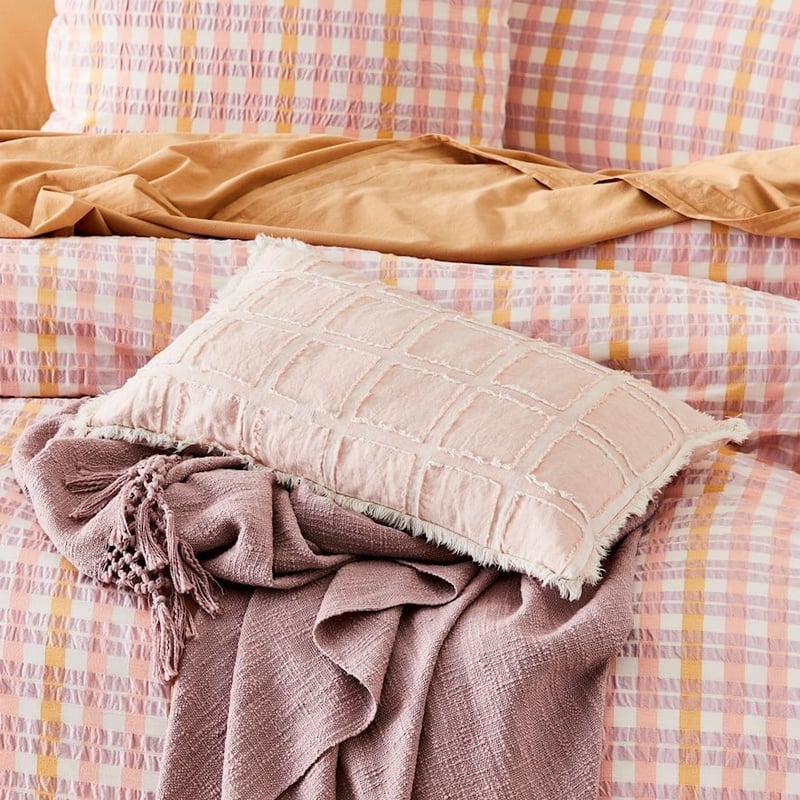 Pasquale Blush Linen Cushion 