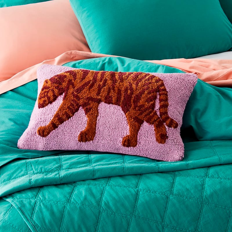 Bengal Tiger Purple Cushion