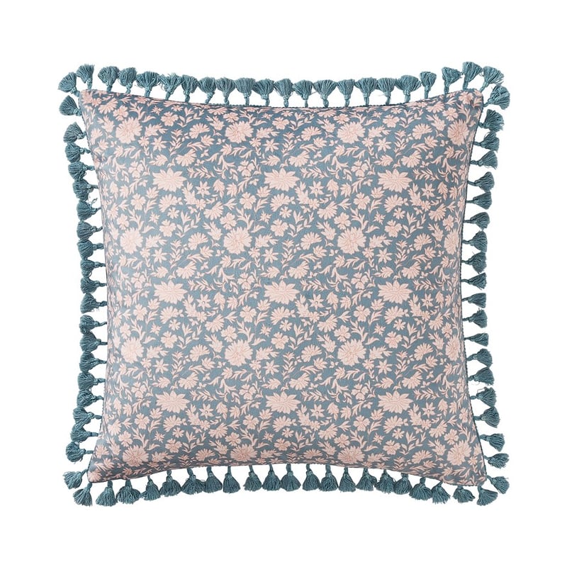 Maisie Floral Teal Cushion