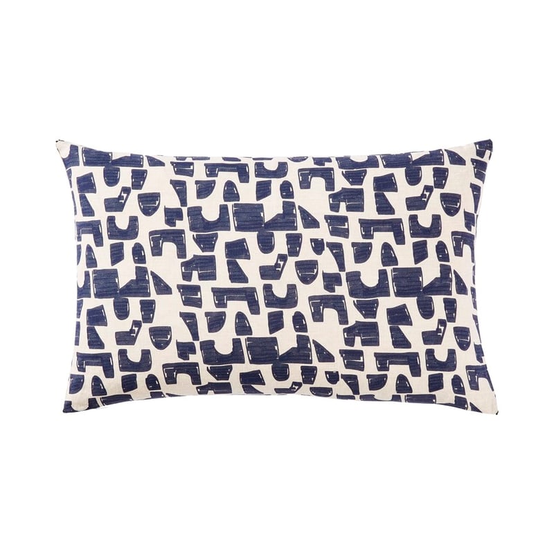 Riley Blue Linen Cushion