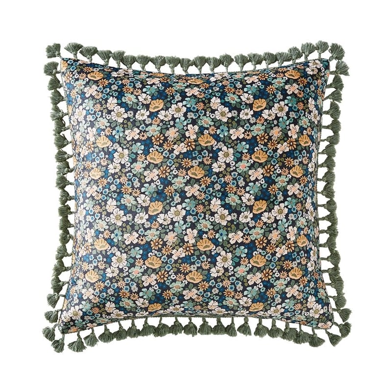 Auburn Floral Green Earth Cushion 