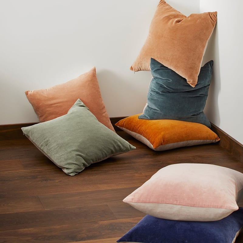 Bombay Misty Pink Velvet Cushion 