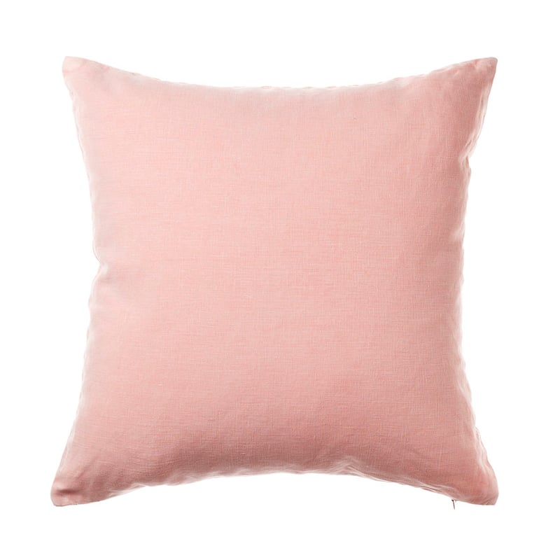 Vintage Washed Linen Blush Cushion