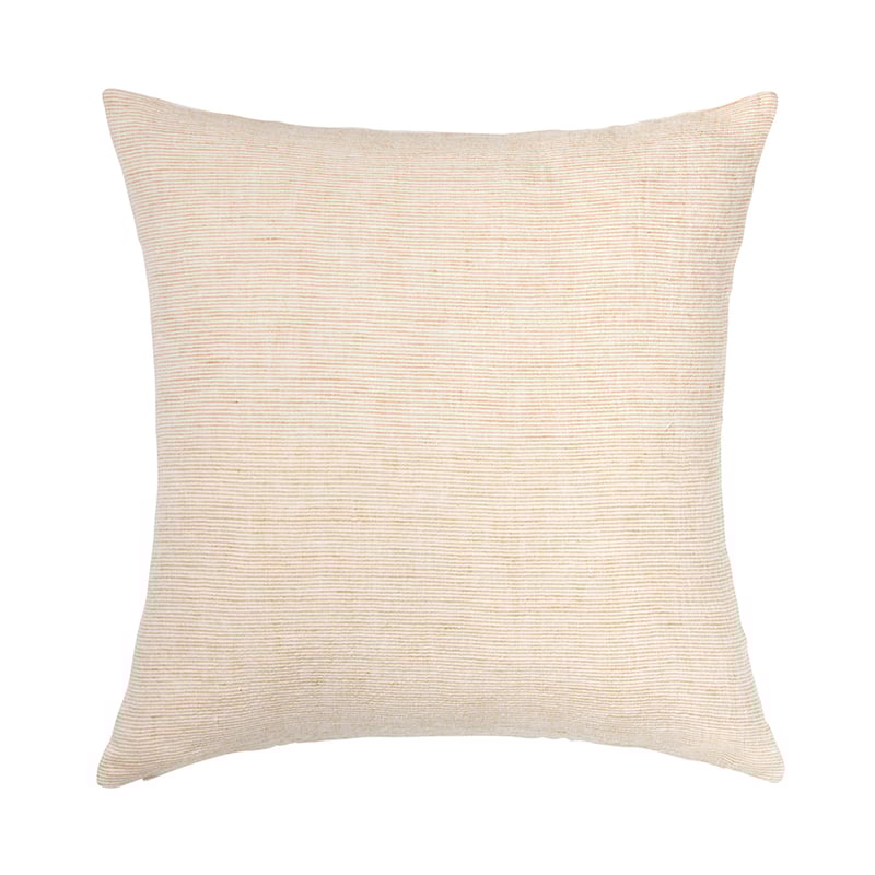 Malmo Honey Stripe Linen Cushion 