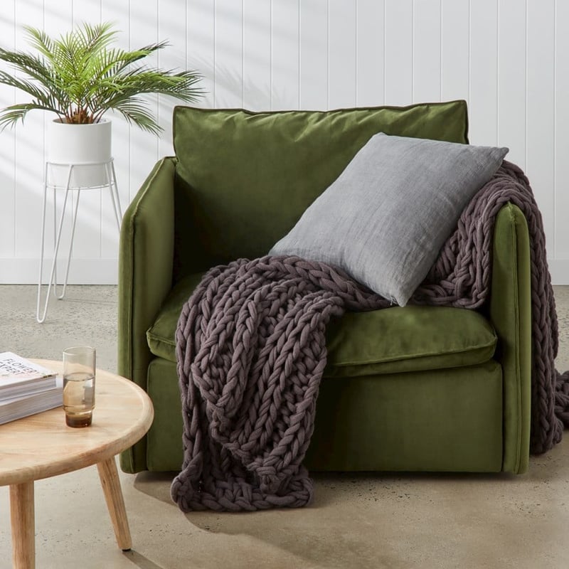 Malmo Grey Linen Cushion