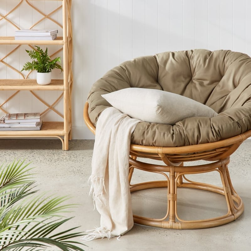 Malmo White Linen Cushion 