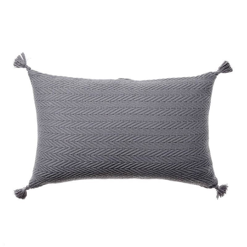 European Collection Mid Grey Cyprus Long Cushion