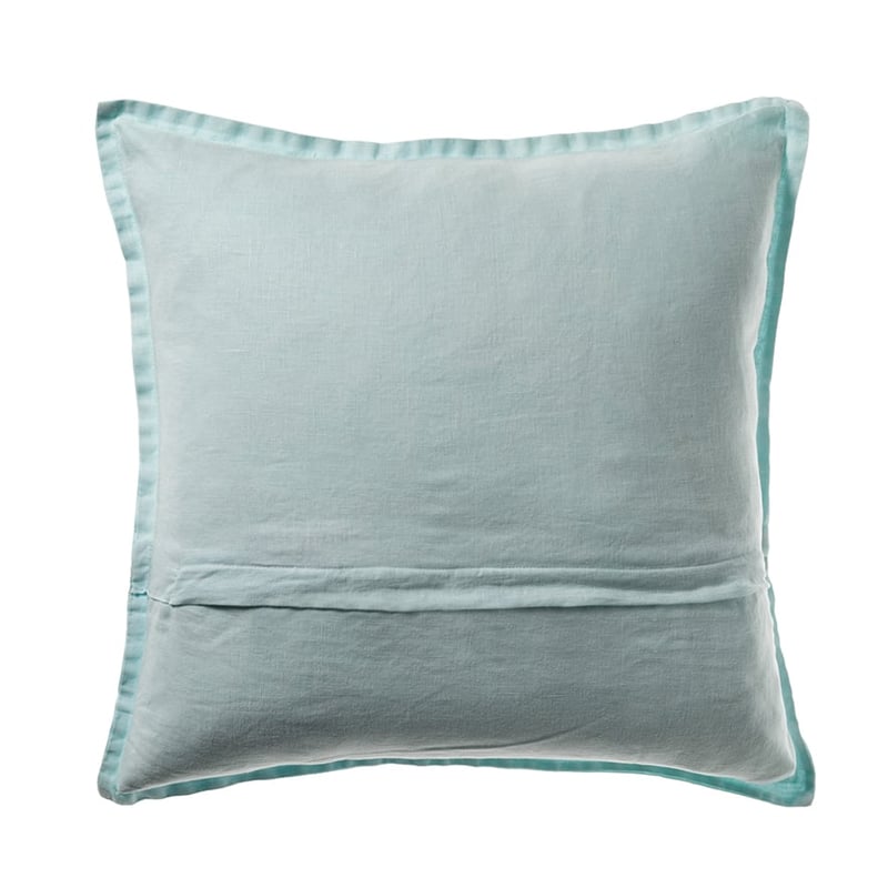 Belgian Fresh Mint Vintage Washed Linen Cushion