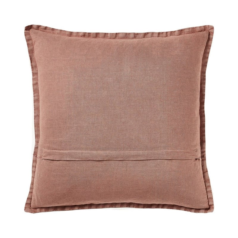 Belgian Dusty Rose Vintage Washed Linen Cushion