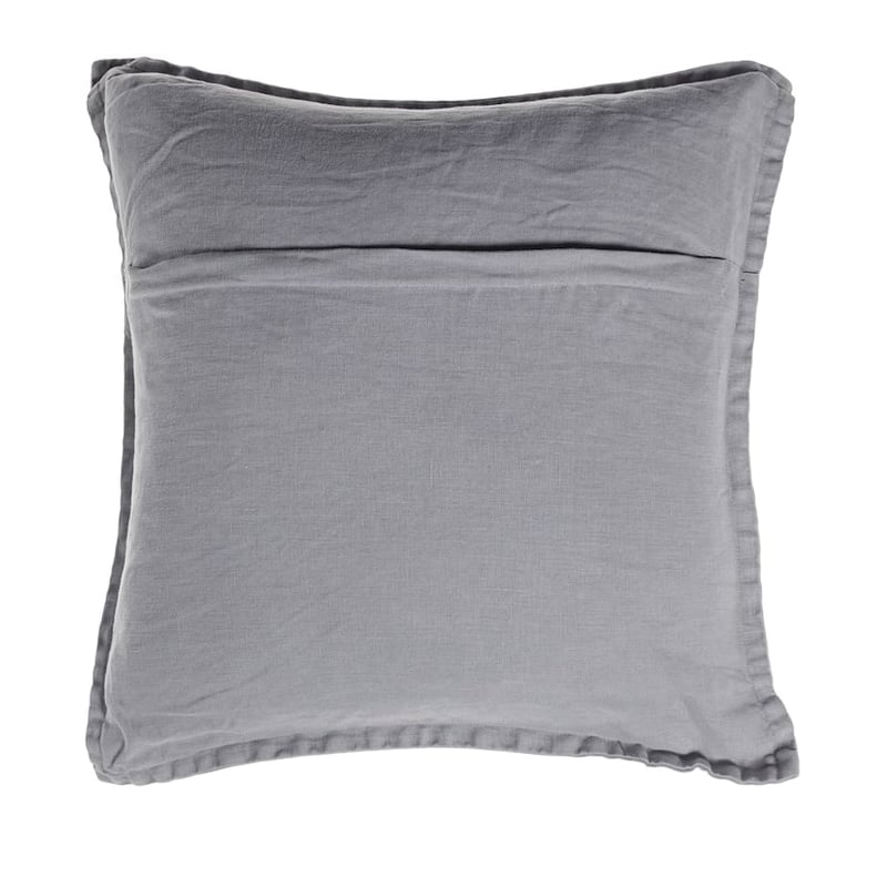 Belgian Seal Grey  Vintage Washed Linen Cushion