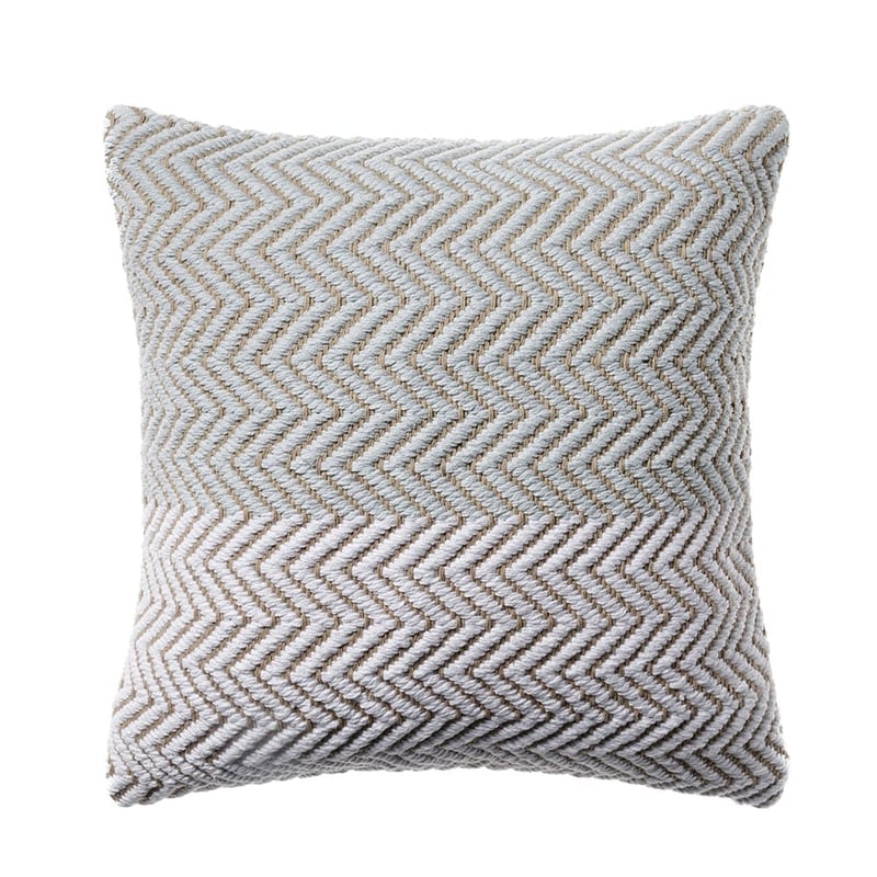Ava Chevron Pale Blue Cushion