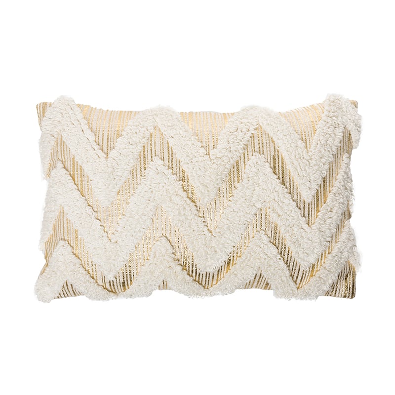 Axel Cushion Gold Chevron 