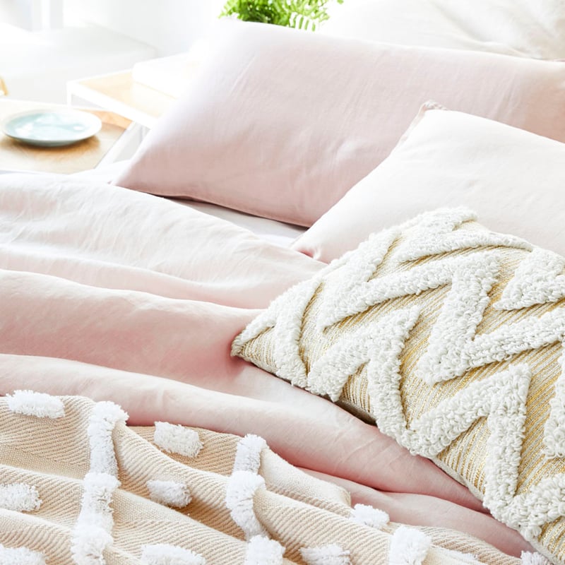 Axel Cushion Gold Chevron 