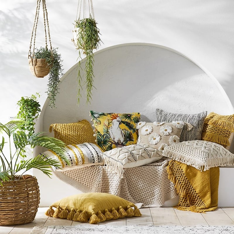 Axel Mustard Cushion