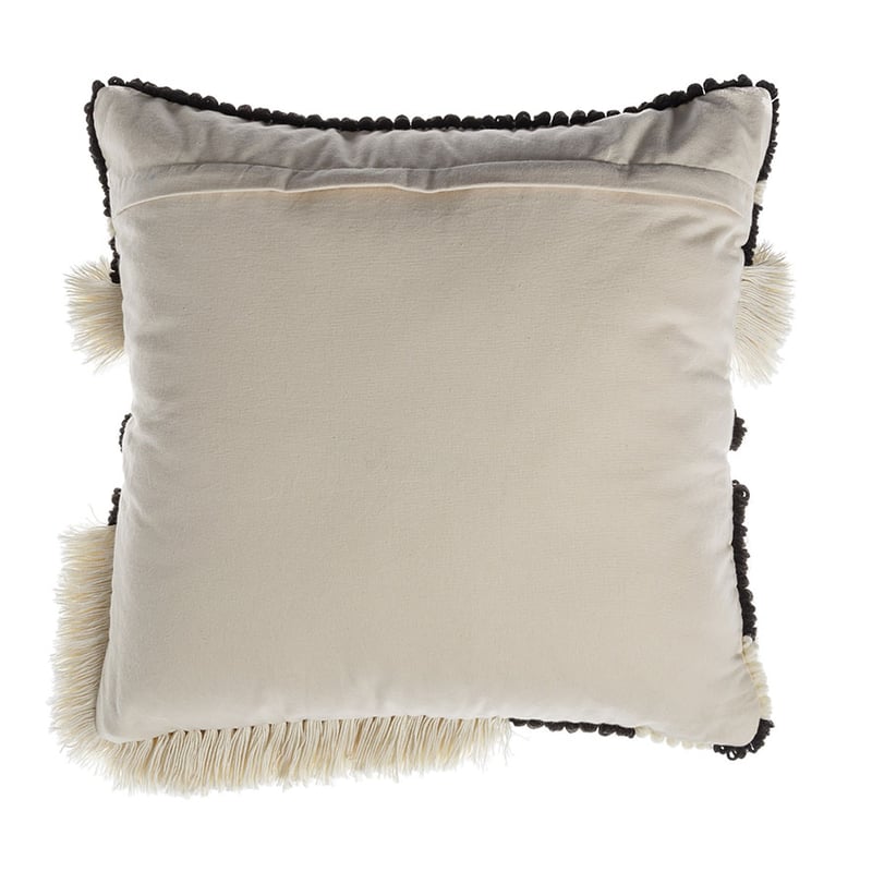 Hampden Cushion Natural & Black 