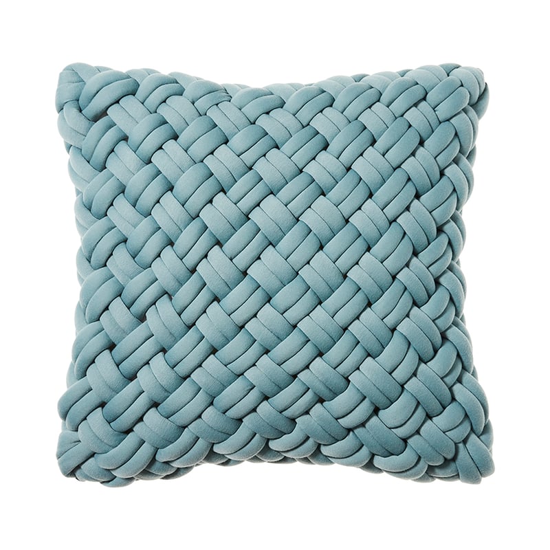 Jersey Chunky Knit Cushion Sage 