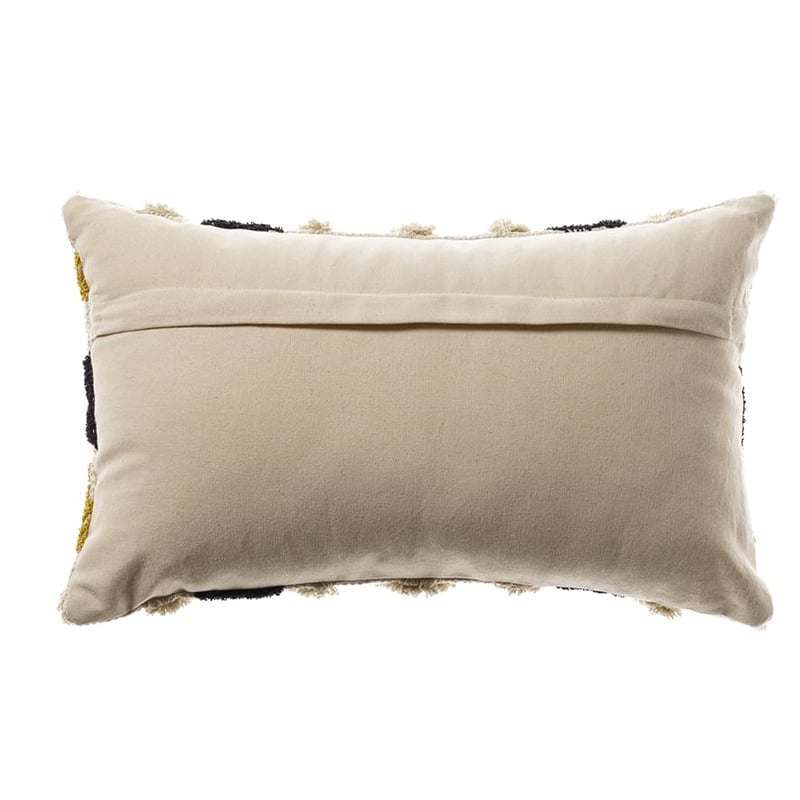 Mexica Cushion Mustard & Navy 