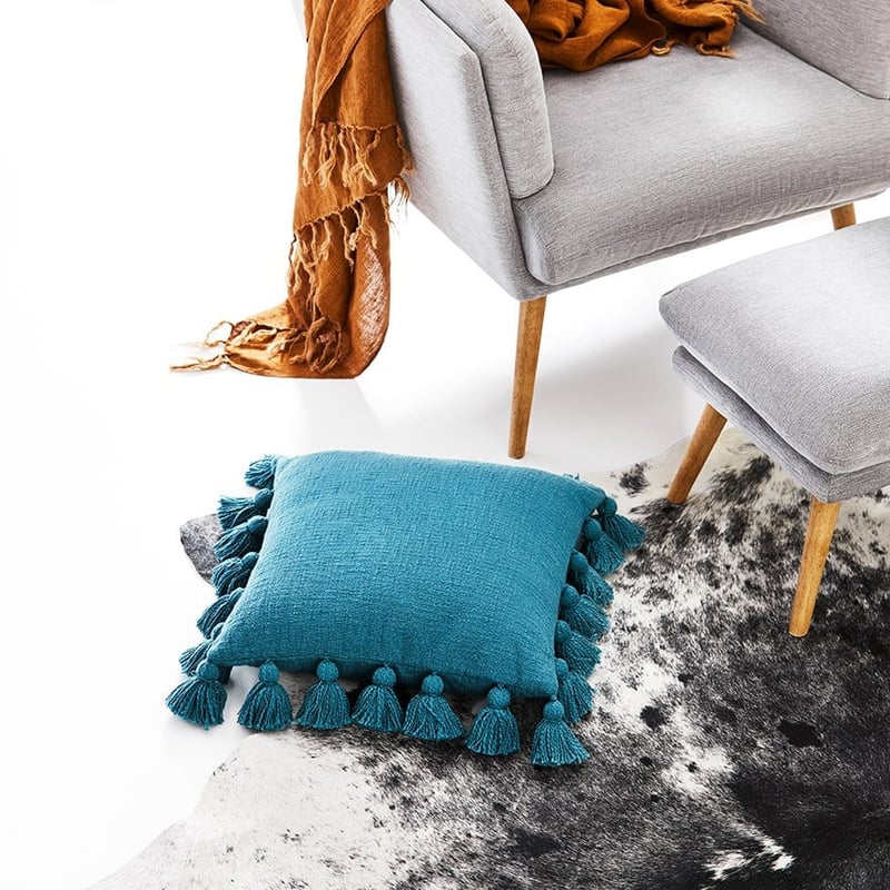 Aries Teal Cushion 