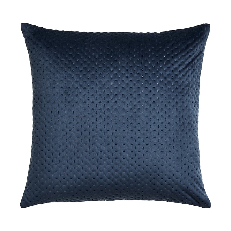 Luna Velvet Cushion in Dusty Blue