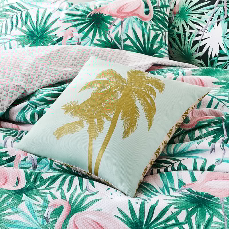 Santiago Metallic Gold Cushion