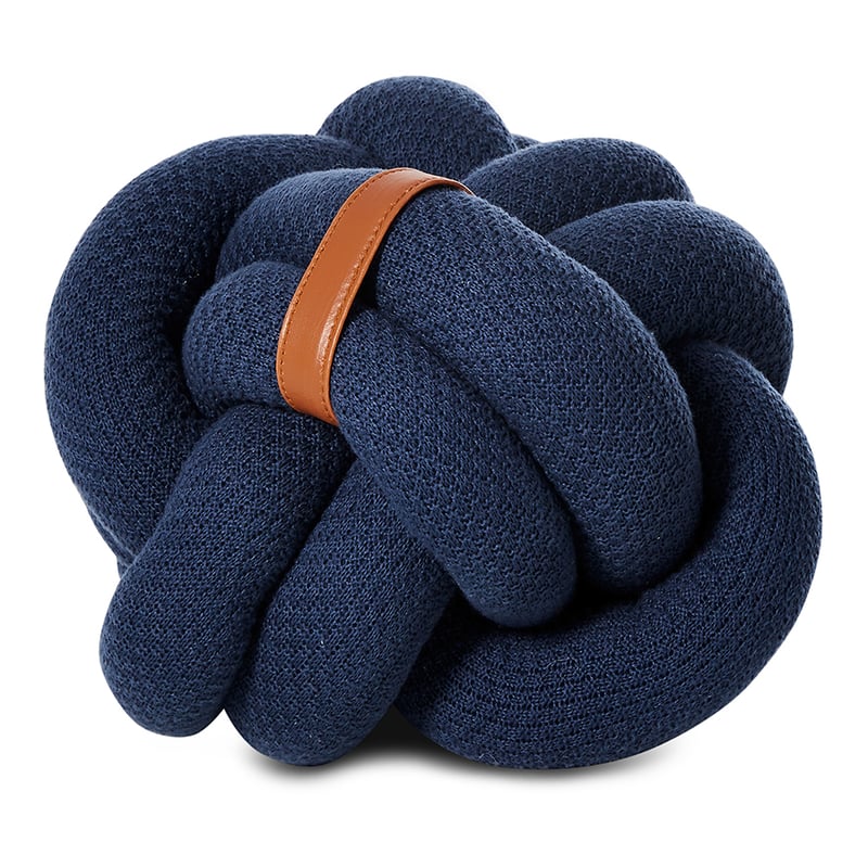 Anula Knot Cushion Indigo 