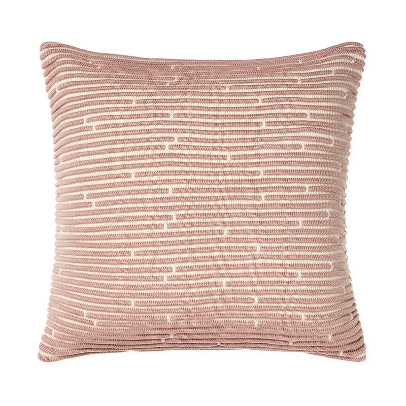 Rona Blush Knit Cushion
