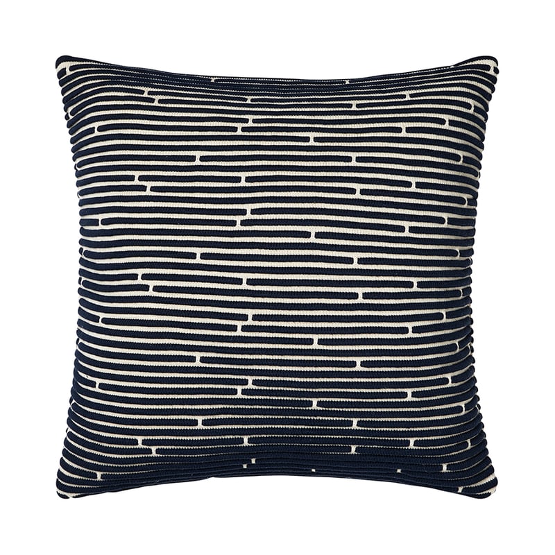 Rona Navy Knit Cushion 
