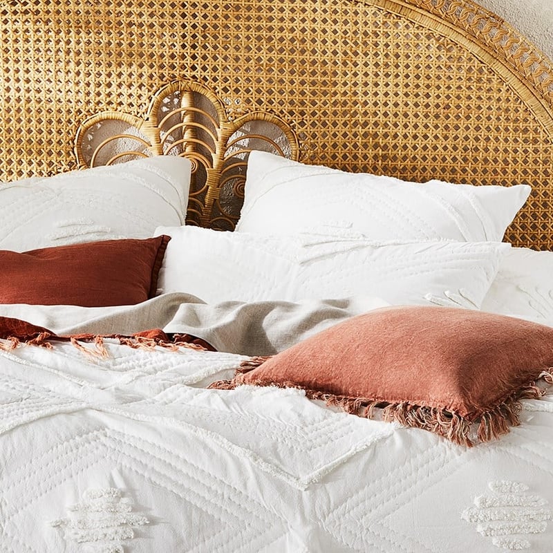 Genoa Vintage Washed Clay Linen Cushion