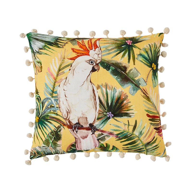 Cockatoo Jungle Cushion Sunrise