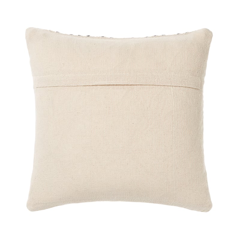 Barwon Cushion Grey & Natural Diamond Stripe 