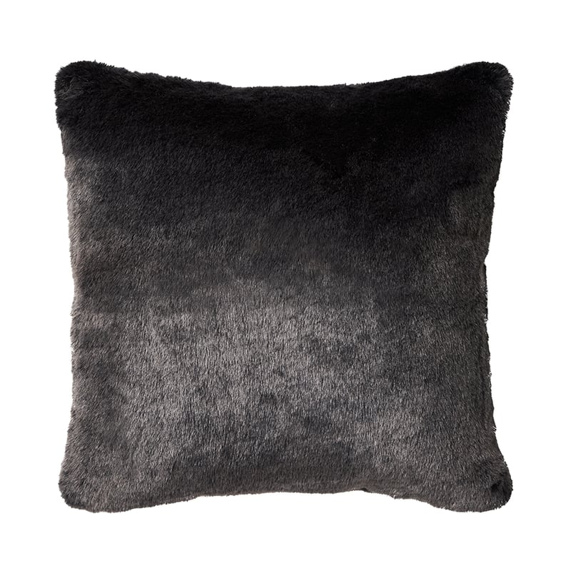 Montana Charcoal Fur Cushion 
