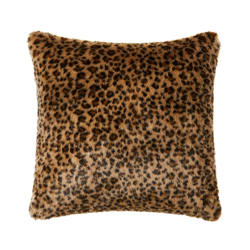 Montana Leopard Fur Cushion
