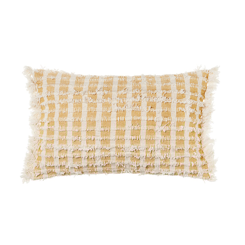 Burnley Natural & Mustard Cushion 