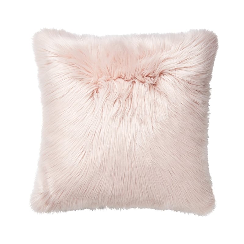 Alpine Fur Dusty Pink Cushion