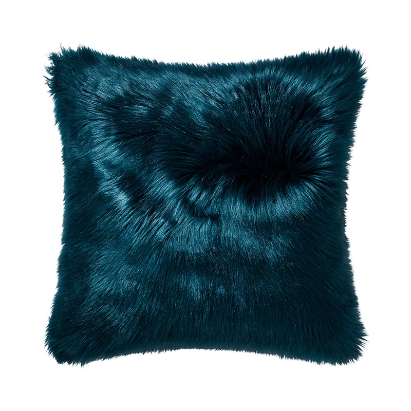 Alpine Fur Teal Cushion