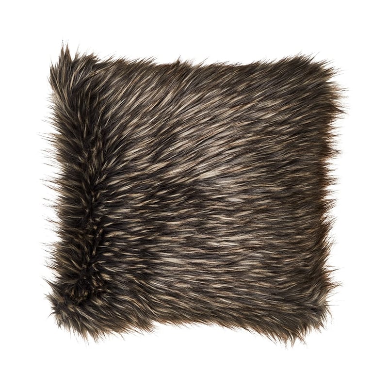Stockholm Slate Tip Fur Cushion 