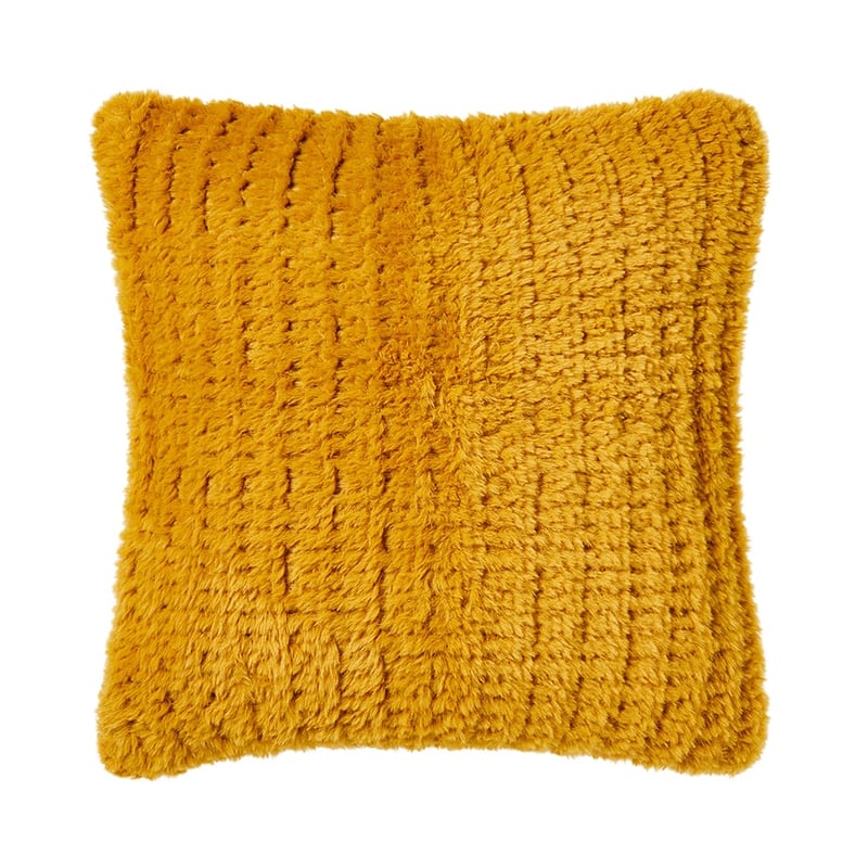 Munich Mustard Feather Yarn Cushion 