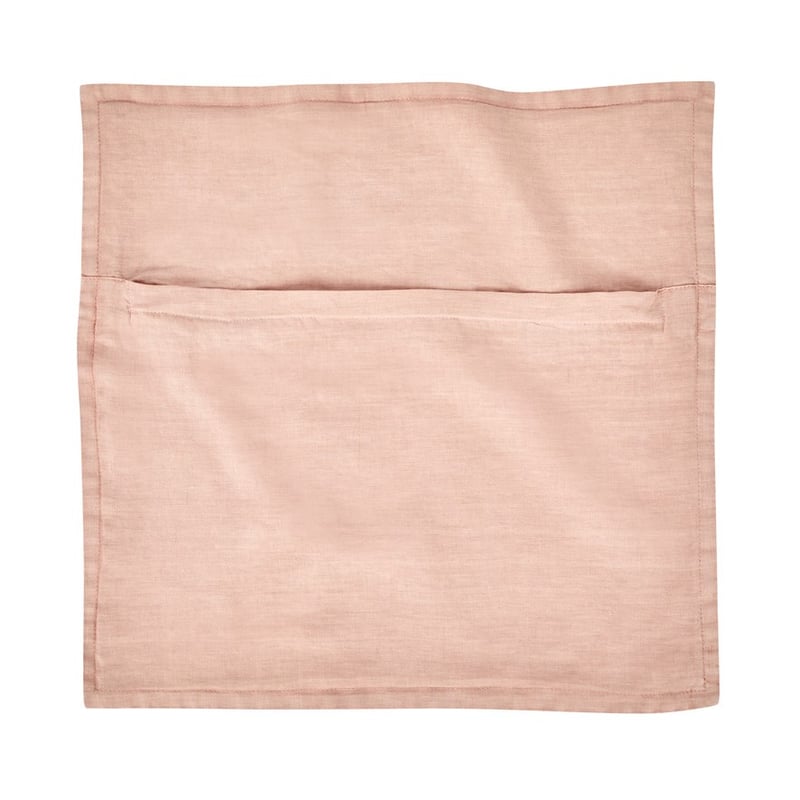 Belgian Vintage Washed Linen Nude Pink Cushion Cover