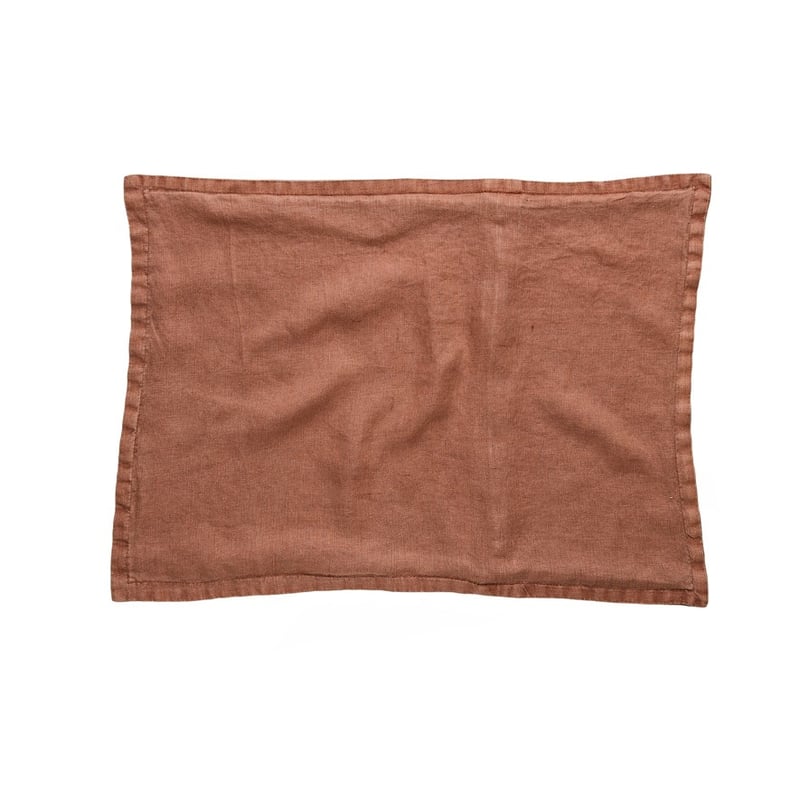 Belgian Vintage Washed Linen Desert Sand Long Cushion Cover