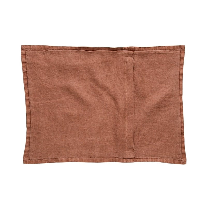 Belgian Vintage Washed Linen Desert Sand Long Cushion Cover