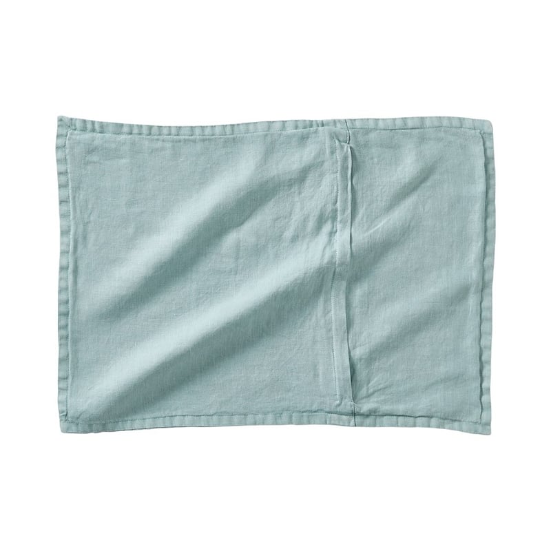 Belgian Vintage Washed Linen Seabreeze Long Cushion Cover