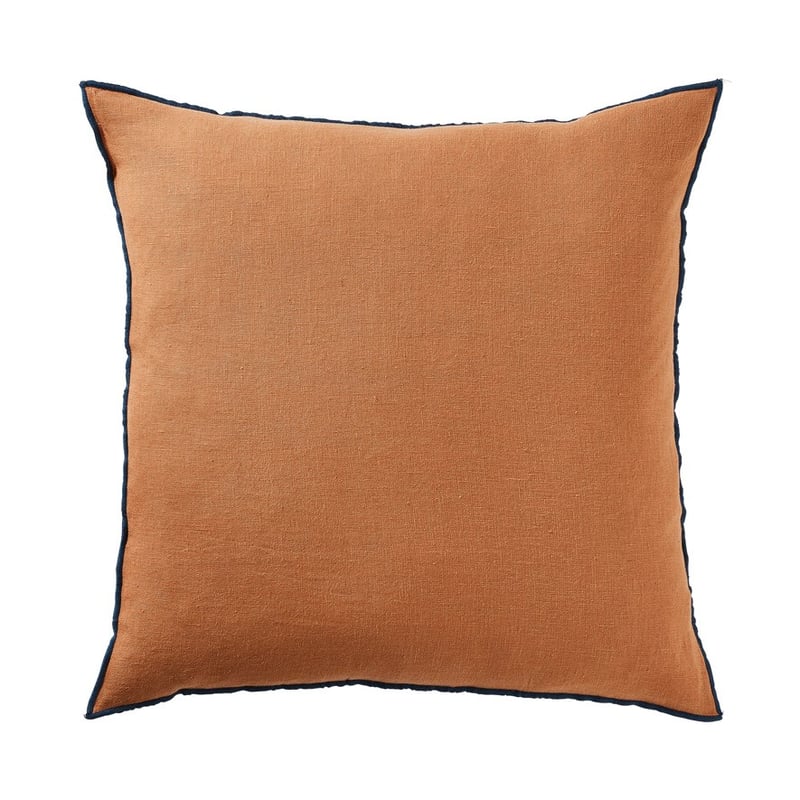 Mark Tuckey Washed Linen Burnt Brick Cushion 